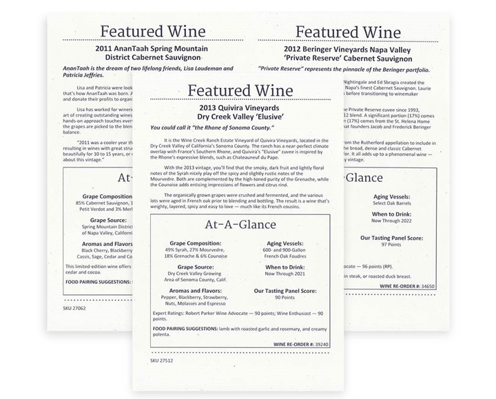 Tasting Notes